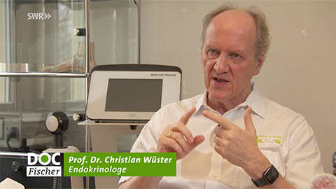 Prof. Christian Wüster im SWR